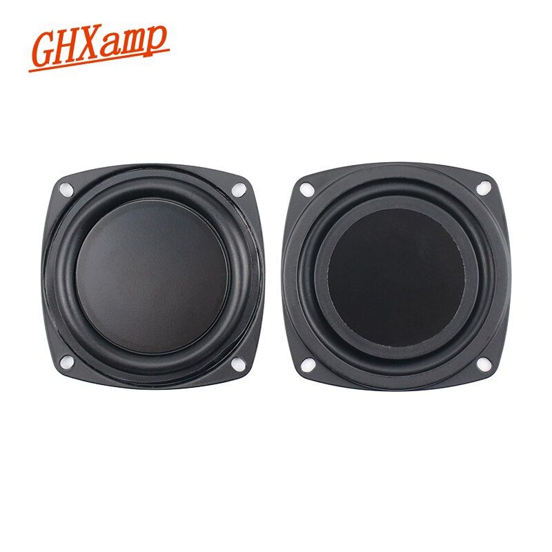 Haut-parleur Nipseyteko de 3 pouces 78 mm passif avec vibrations de basse, 2 pièces