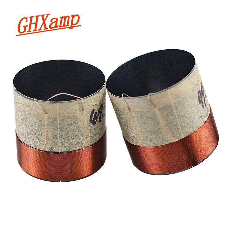 Nipseyteko 8 Ohm 49.5 Coil, 2-Layer Aluminum, Round Copper for 8-10 Inch Subwoofer Speaker