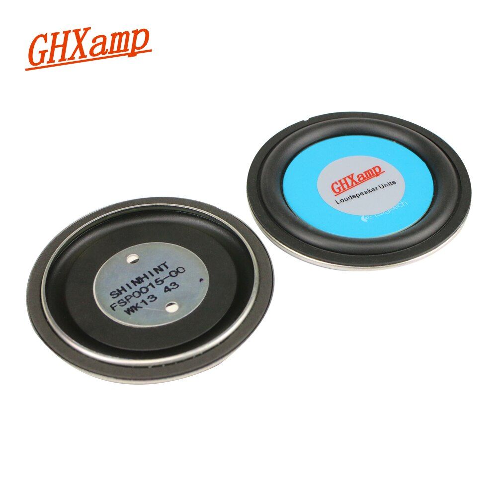 Altavoz Nipseyteko de baja frecuencia de 3 pulgadas, pasivo, borde de goma, 78MM, 2-5 pulgadas, 2 piezas