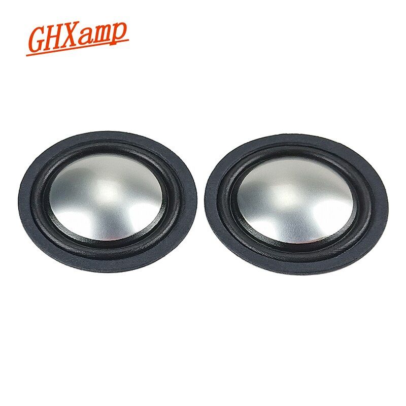 Nipseyteko 25.5mm Aluminum Dome Tweeter Speaker, 2-Piece Accessories