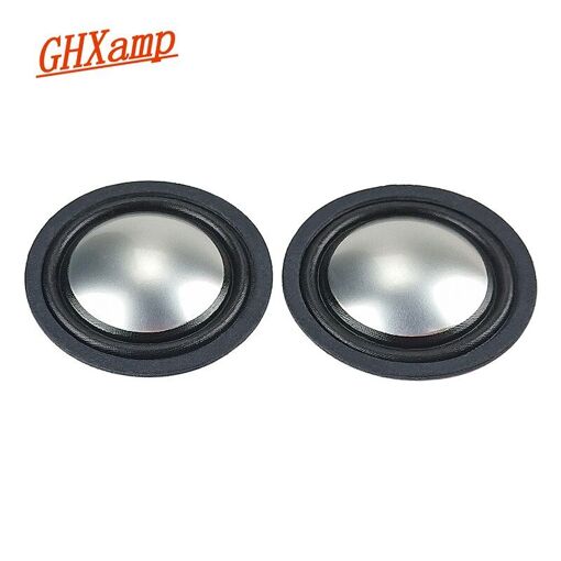 Haut-parleur d'aigus Nipseyteko 25,5 mm, dome en aluminium, accessoires 2 pièces