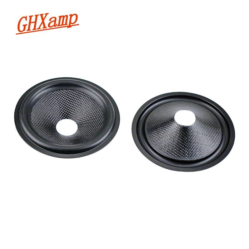 Nipseyteko 5-Inch Cone Speaker with Rubber Edge, Carbon Fiber Bass Port, 26.5 Core, Woven Chassis