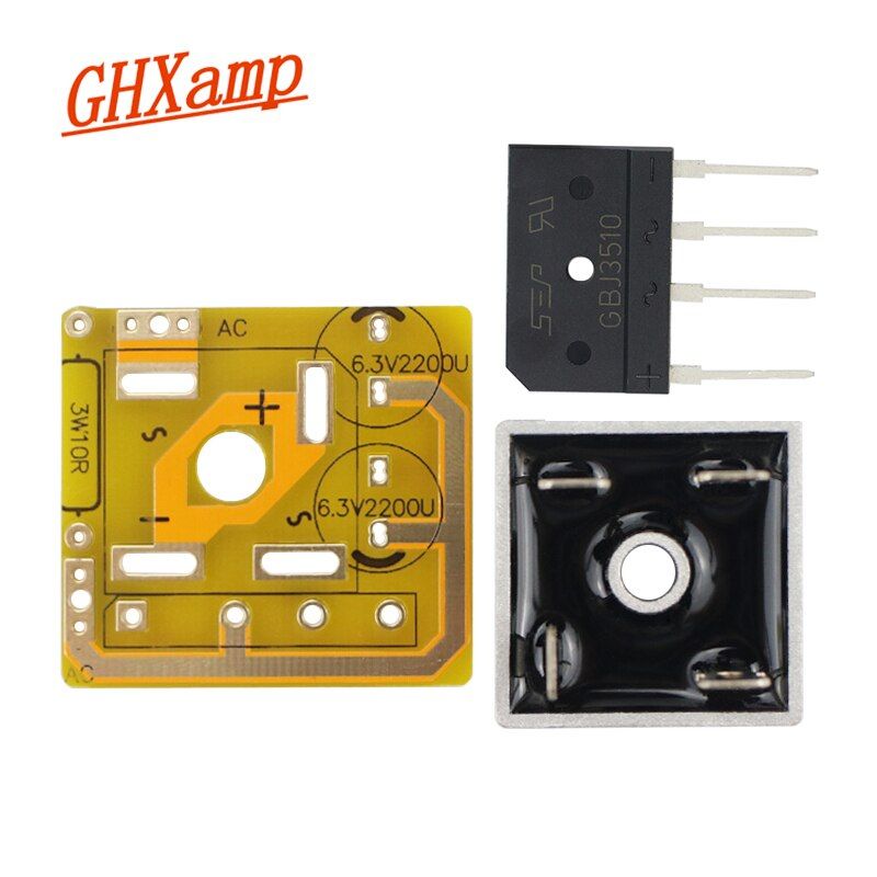 Nipseyteko Power Supply Filter Kit, 25A Common Noise Panel AC to DC for Audio Amplifier, 1 Piece