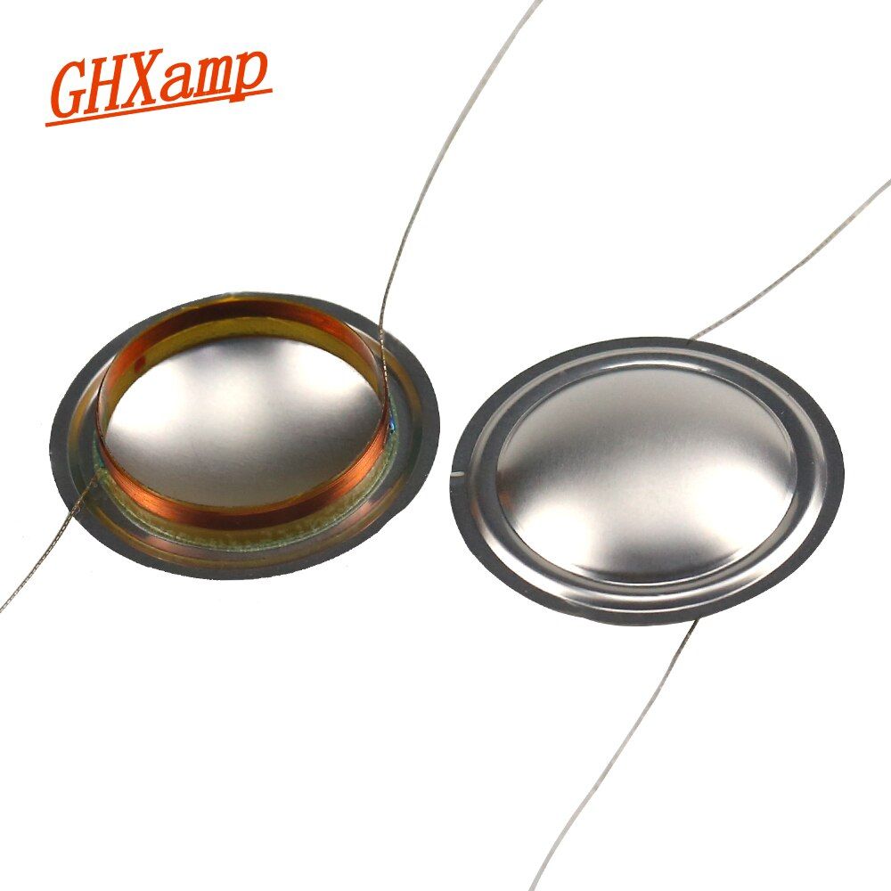 Nipseyteko Copper-Plated Aluminum Tweeter Coil, Titanium Film, 19.5 Core, 2 Pieces for KEFQ50 Speaker