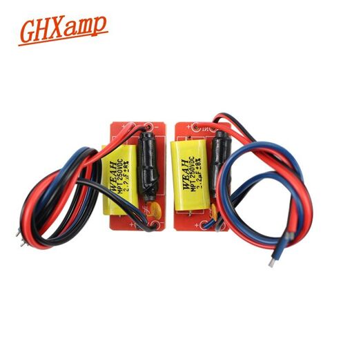 Haut-parleur Nipseyteko Tweeter Pur, Croisement Audio Voiture, Croix d'Aigus Modifiée pour 2-4 Ohm, Théâtre Domestique, 2 Pièces