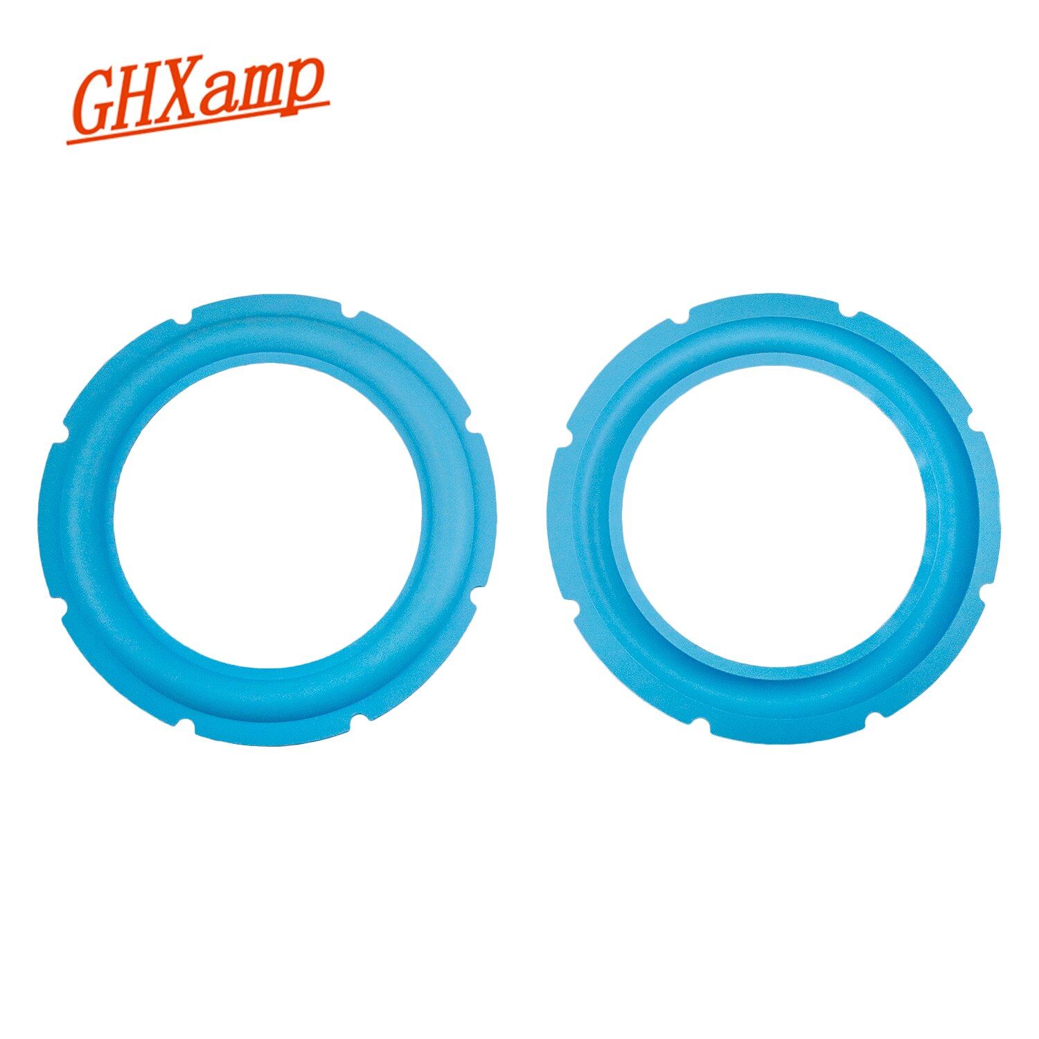 Nipseyteko 240MM Rubber Edge Speaker with Blue Ring, 10 Inch Suspension, 2 Pieces