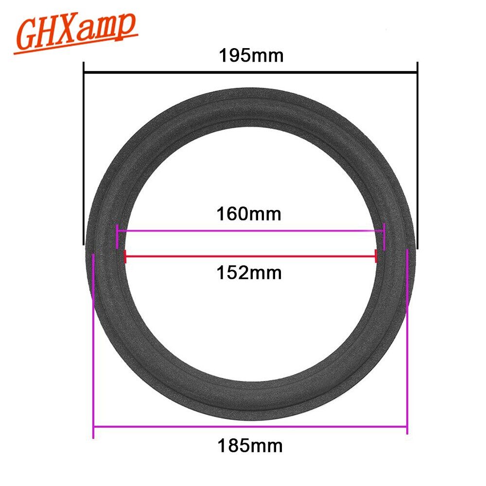Nipseyteko 8-Inch Speaker Suspension, 195mm Surround Foam Side, Subwoofer Repair Parts for A608 A0108A (2 Pieces)