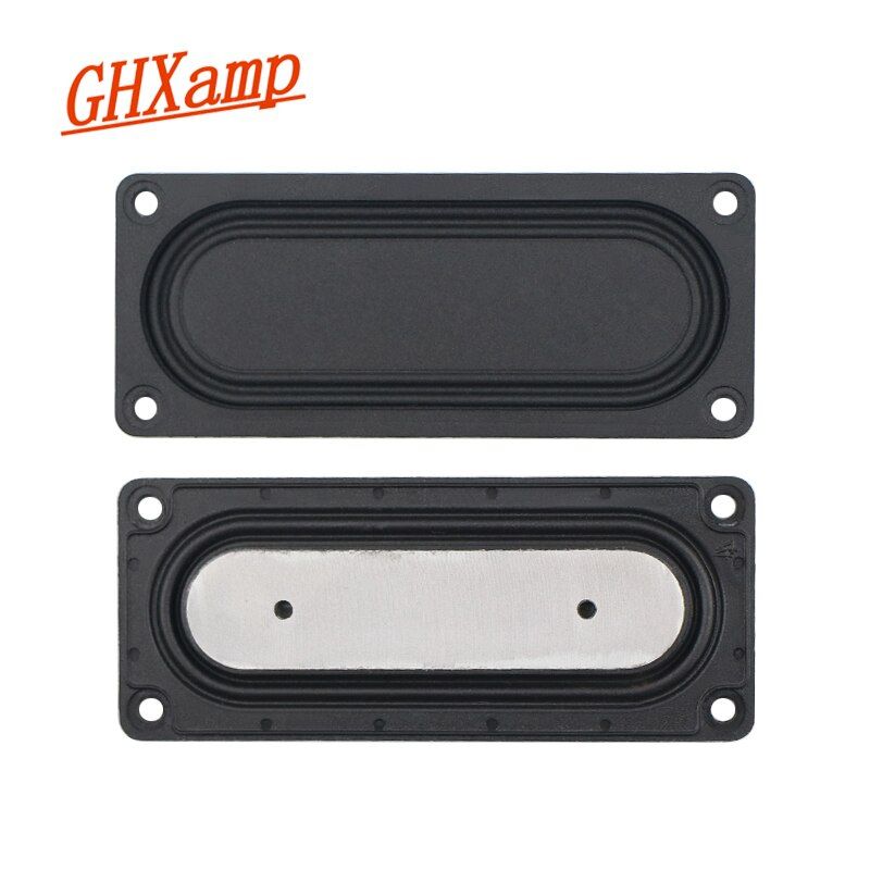 Haut-parleur de basses Nipseyteko 84x35 mm avec support, diaphragme à 65 degrés, 2,5 T, 2 pièces