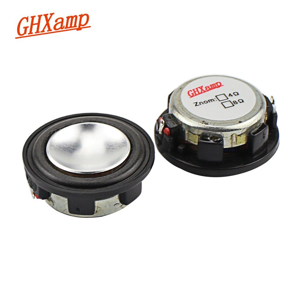 Nipseyteko 34mm Mini Speaker, Portable Full Range, 4 Ohm, 3W, Ultra-Thin, Neodymium Foam Edge, 2019, 2-Piece
