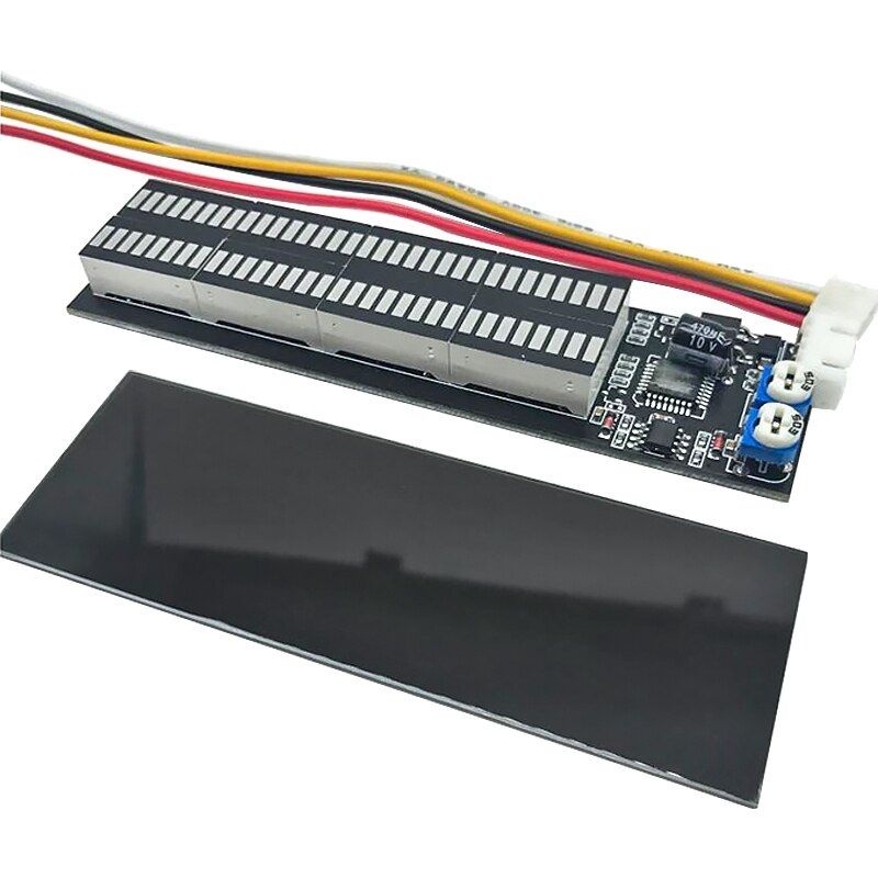 Amplificador de audio Nipseyteko con 32 luces LED