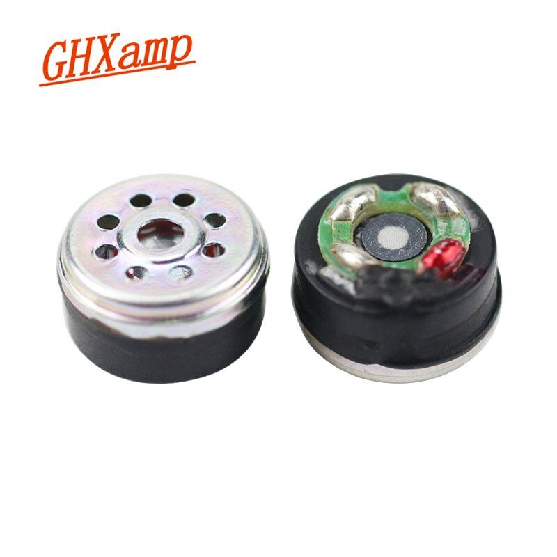 Haut-parleurs Nipseyteko en film de titane 9,2 mm, 16 ohms, 100 dB, pour réparation de basse profonde IE800 (lot de 2)