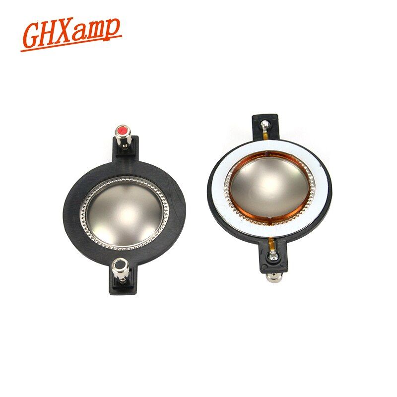 Tweeter à bobine vocale Nipseyteko avec diaphragme en titane, réparation de haut-parleur à fil de cuivre rond, 8ohms, 1 paire, 44.4mm