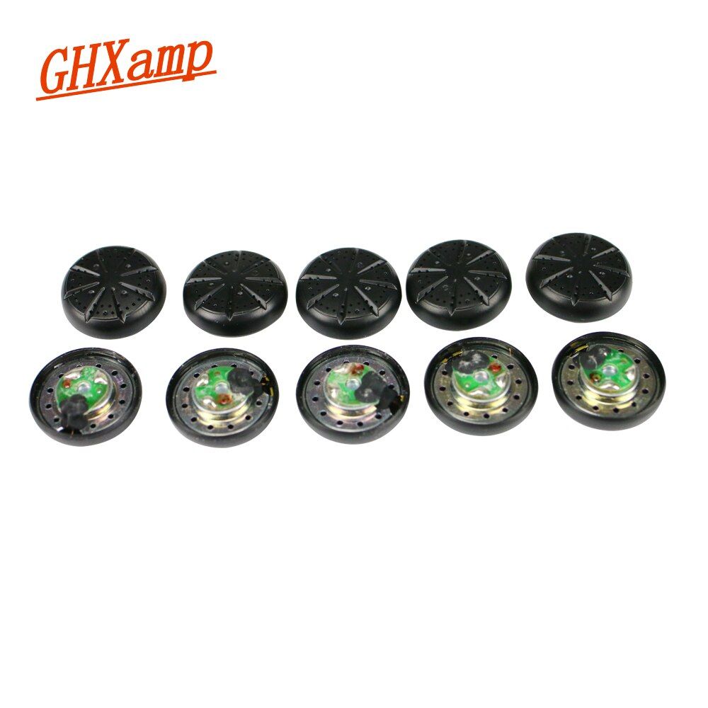 Haut-parleurs pour écouteurs Nipseyteko, lot de 10, 15,4 mm, subwoofer, pièces de rechange pour écouteurs MX500