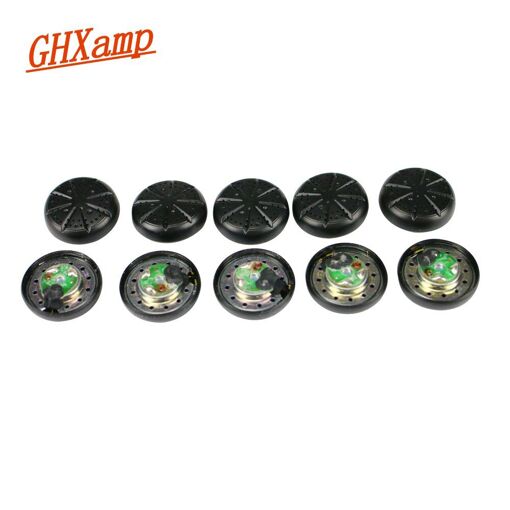 Haut-parleurs pour écouteurs Nipseyteko, lot de 10, 15,4 mm, subwoofer, pièces de rechange pour écouteurs MX500