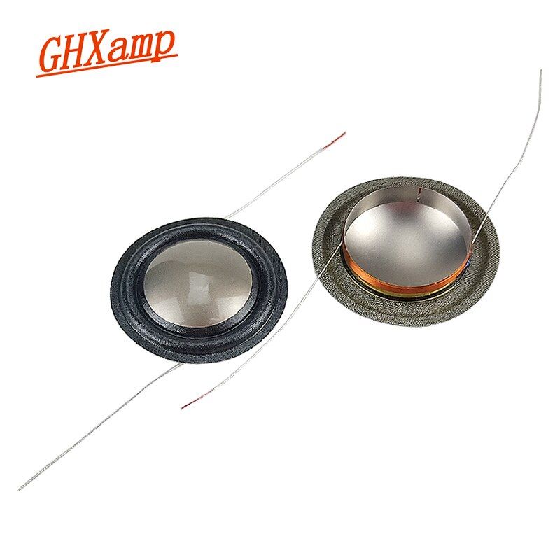 Tweeter à bobine mobile Nipseyteko, 25,9 mm, film titane, 8 ohms, pièces de réparation haut-parleur 26 cœurs pour enceintes B&W (2 pièces)