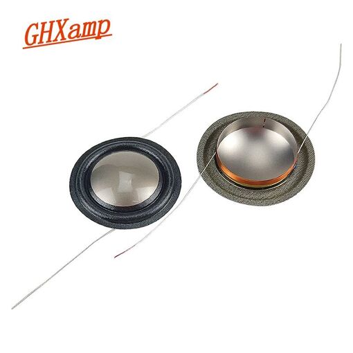 Tweeter à bobine mobile Nipseyteko, 25,9 mm, film titane, 8 ohms, pièces de réparation haut-parleur 26 cœurs pour enceintes B&W (2 pièces)