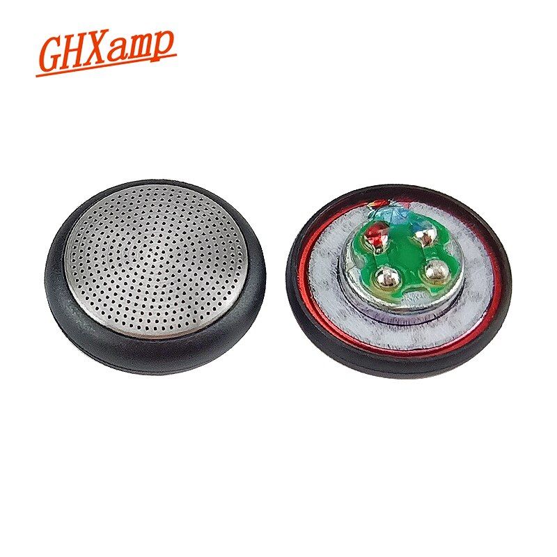 Haut-parleur Nipseyteko HiFi 14,8 mm, 40 ohms, caisson de basses, film composite en titane PU, pièces de réparation, lot de 2