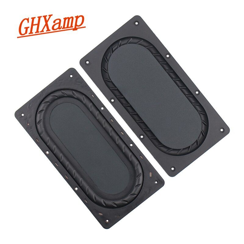 Diafragma de bajo Nipseyteko 175MM x 90MM, radiador de baja frecuencia de 5 a 6 pulgadas, bajo pasivo con película mejorada, 2 piezas