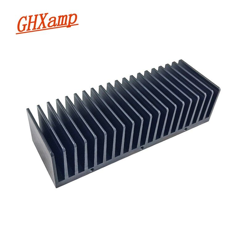 Dissipator Thermal Aluminium Black Oxide for Power Amplifier, LM3886 TDA7293, 155x50x40mm, 1 Piece Nipseyteko