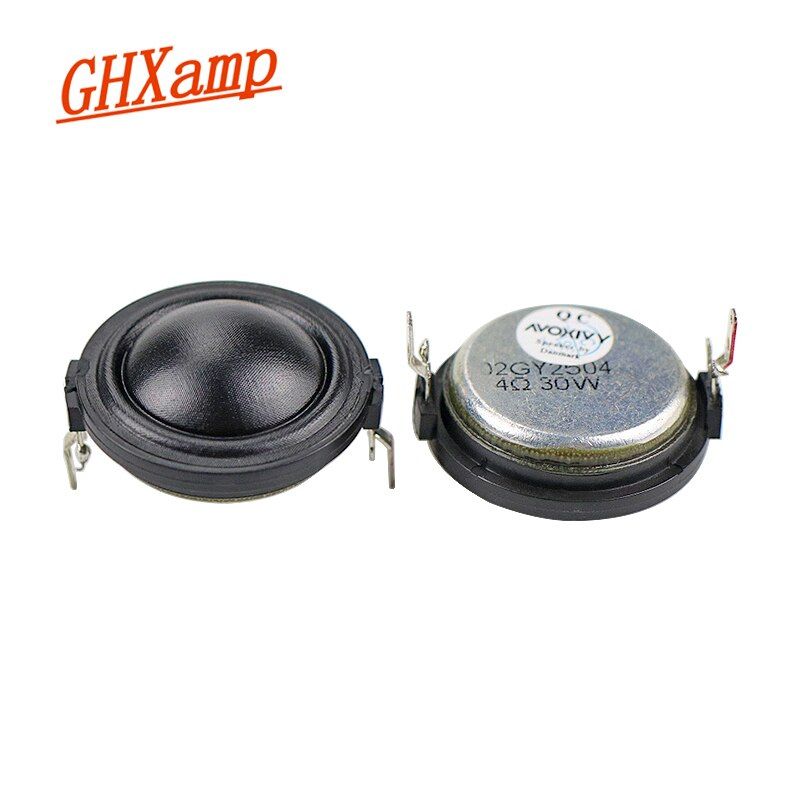 Nipseyteko Car Tweeters, 1.5 Inch, 30W, Silk Film, Neodymium Magnet, 4ohm, Low Impedance, 2 Pieces