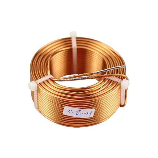 Nipseyteko Speaker Crossover Inductance Coil 1.5mm, 4N Oxygen-Free Copper 0.8mH 1 Piece