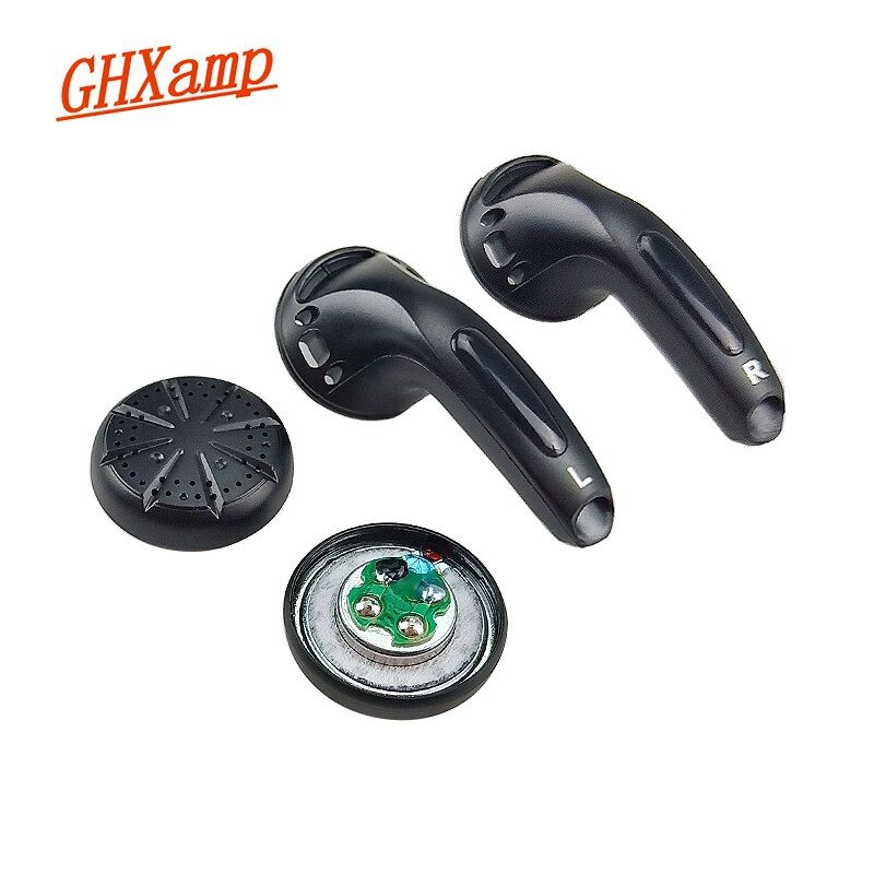 Haut-parleurs pour écouteurs Nipseyteko MX500, 15,4 mm, 68 ohms, pleine fréquence, matériau graphène, 114 dB, 2 pièces
