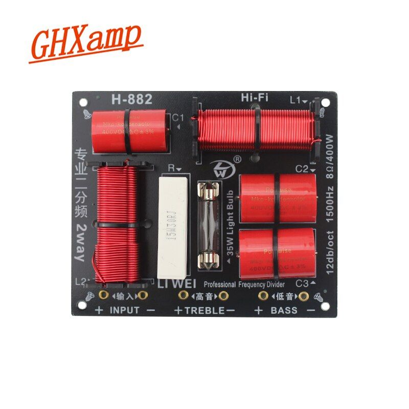 Nipseyteko 400W 8 Ohm 2-Way Crossover with Protection, 1 Piece