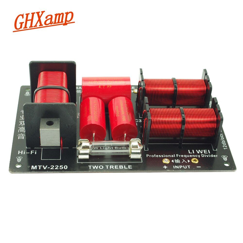 Haut-parleurs à deux voies Nipseyteko, 400 W, croisement 2800 Hz, double aigus et basses, diviseur de klaxon, haut-parleur bidirectionnel, aigus KTV 4-8 ohms, 1 pièce