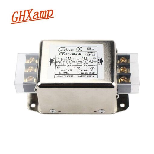 Panel de alimentación con filtro EMI de Nipseyteko, terminal bloqueador EMI mejorado, filtro para amplificador de audio, anti-interferencia