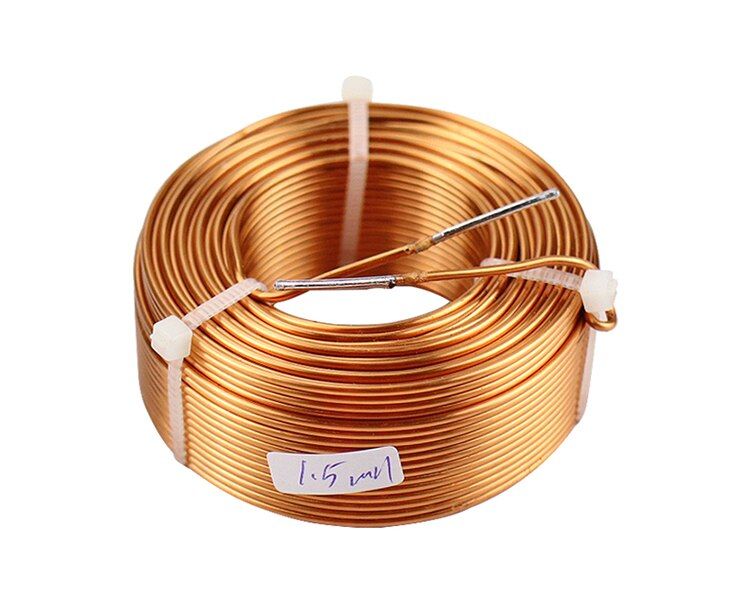 Nipseyteko Speaker Crossover Inductance Coil 1.5mm, 4N Oxygen-Free Copper, 1 Piece, 1.5mH