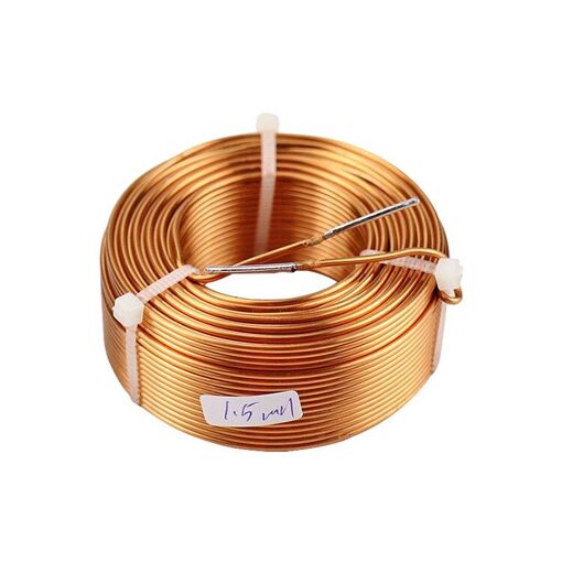Nipseyteko Speaker Crossover Inductance Coil 1.5mm, 4N Oxygen-Free Copper, 1 Piece, 1.5mH