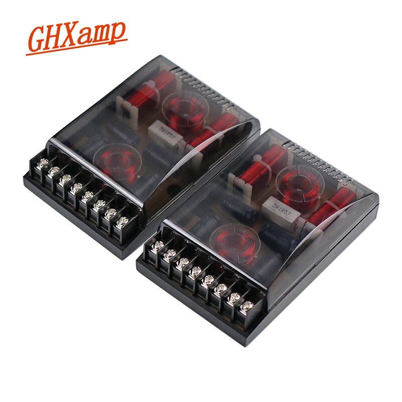 Système audio auto Nipseyteko à trois voies, crossover 150W, tweeter, médium, caisson de basses, audio voiture, diviseur à trois voies, 2 pièces