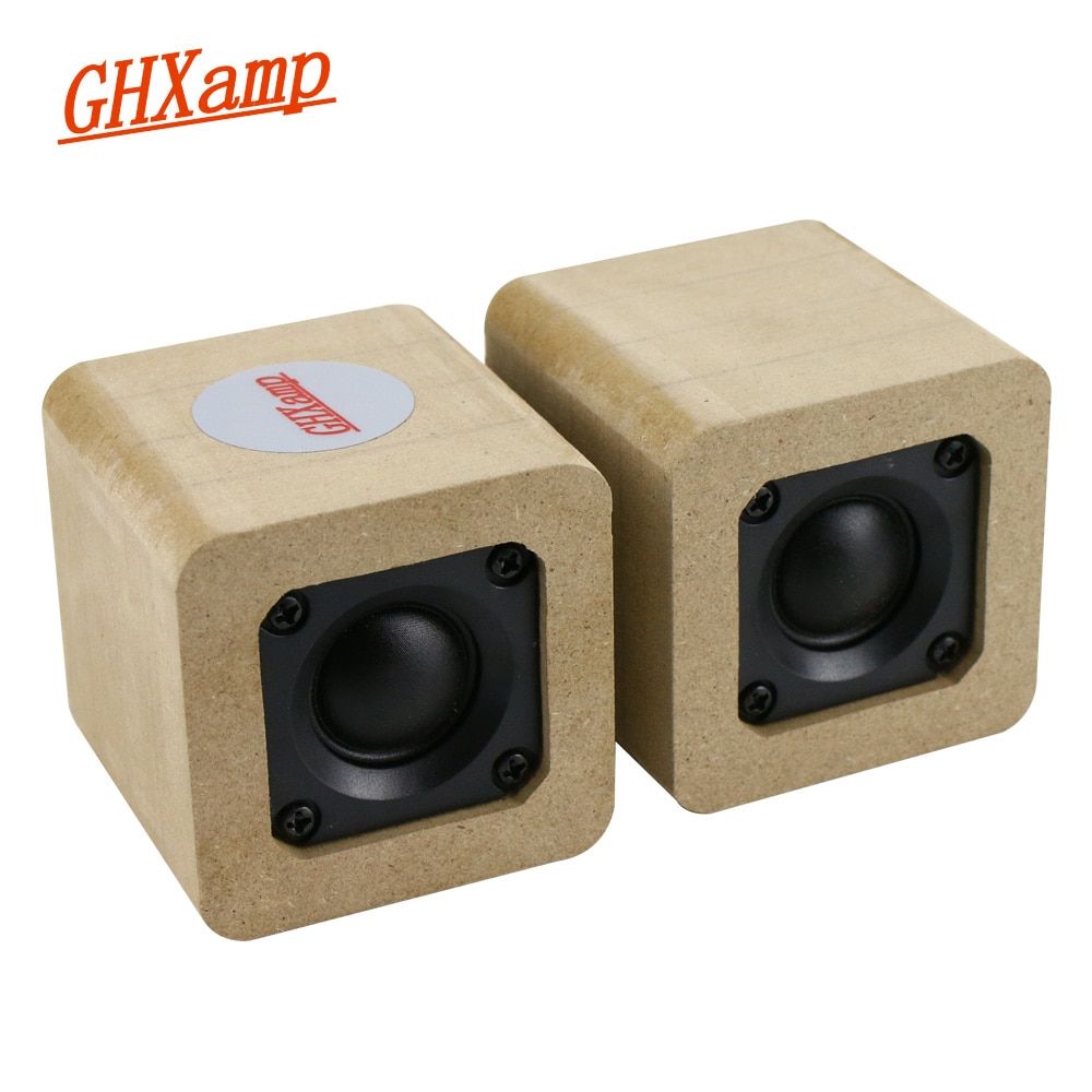 Nipseyteko 1-Inch Tweeter Speaker, Neodymium, 6 Ohm, 15W, Independent, High-Frequency, Silk Film, 2-Piece