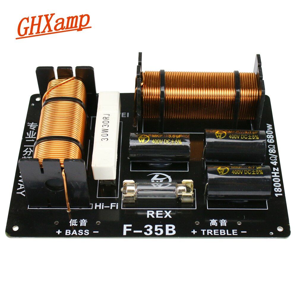 Haut-parleur de scène professionnel Nipseyteko, 680W, crossover 2 voies, 1800Hz, triple basse, 4-8ohm