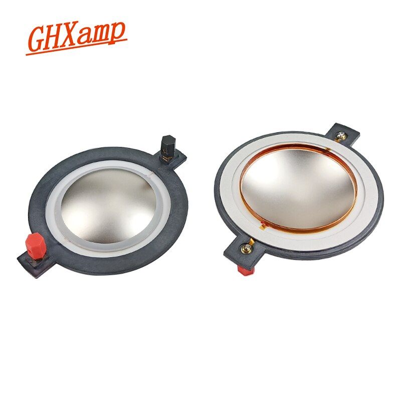 Nipseyteko 3-Way Speaker Diaphragm, 2 Pieces, for B&C MMD75 DE750-8 Horn Pilot, Vocal Coil Repair Part, 8 Ohm, 74.46mm/74.5MM