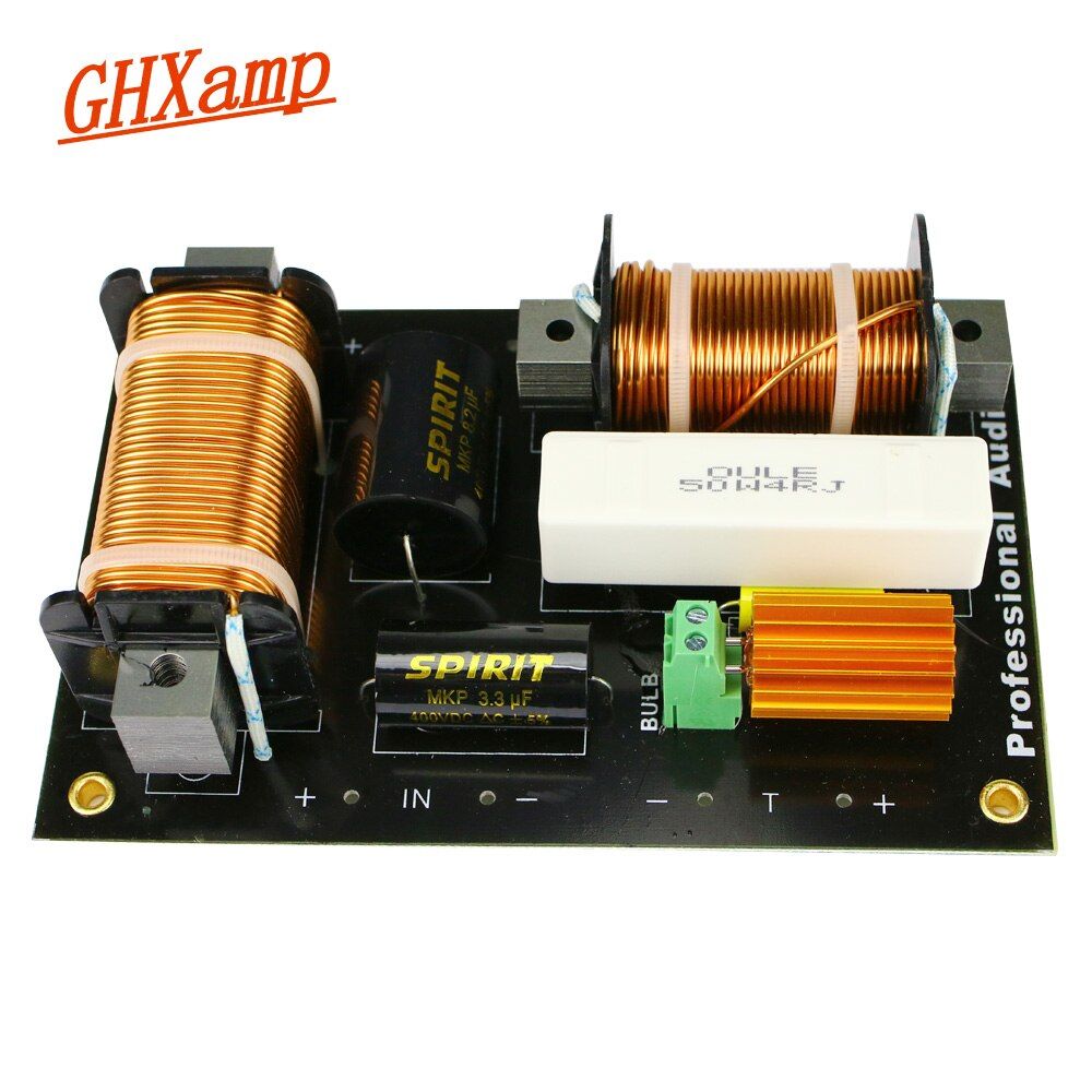 Nipseyteko 2-Way Crossover Tweeter, 800W High Power 2000Hz for 12-15 inch Stage Speakers, 1 Piece