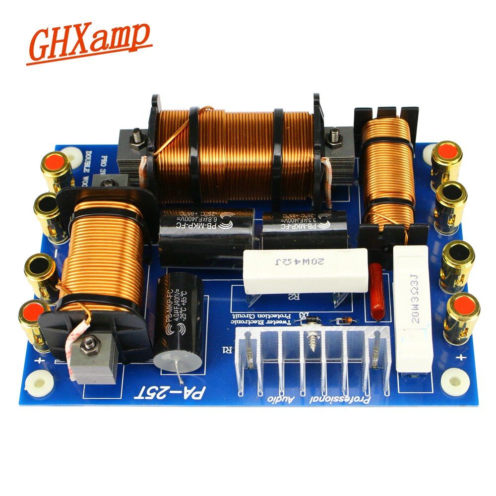Système audio Nipseyteko à deux voies, caisson de basses 1000W + trois haut-parleurs, croisement 2200Hz, pour haut-parleurs de scène professionnels de 12, 15 ou 18 pouces