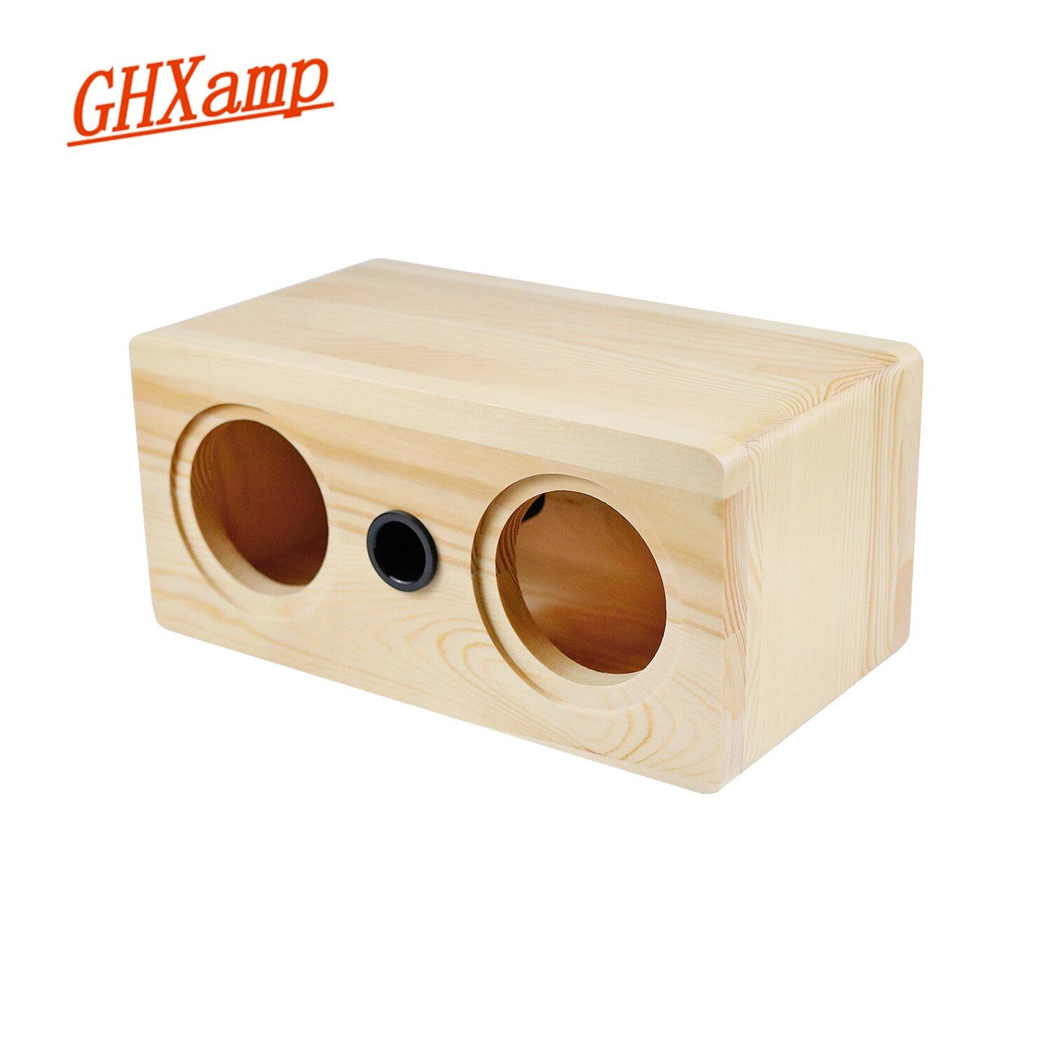 Boîtier de haut-parleur en bois Nipseyteko, 3 pouces, boîtier vide pour haut-parleurs Hifi 2.0