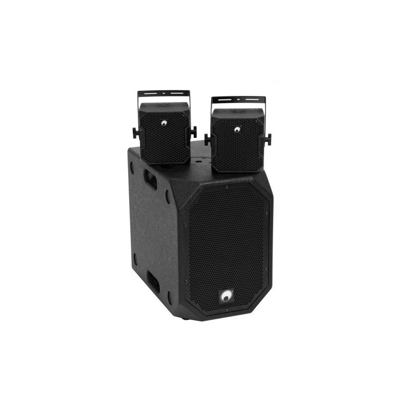 Omnitronic BOB-10A Black + 2x BOB-4 Black Set