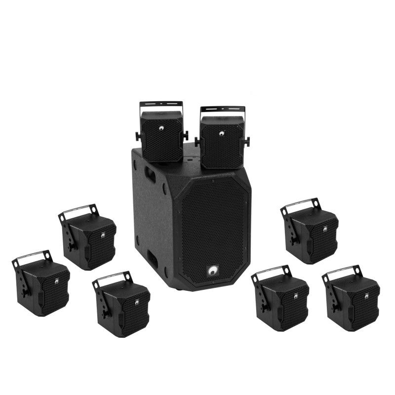 Omnitronic BOB-10A Black Set (8x BOB-4 Black)