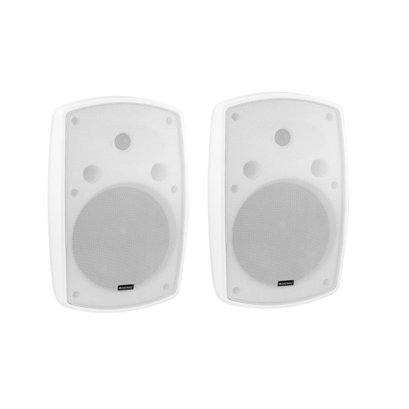 Omnitronic OD-8 Wall Speaker, 8 Ohm, White, 2x
