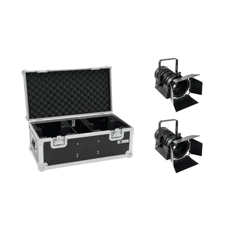 Eurolite 2x LED THA-40PC Black + Case