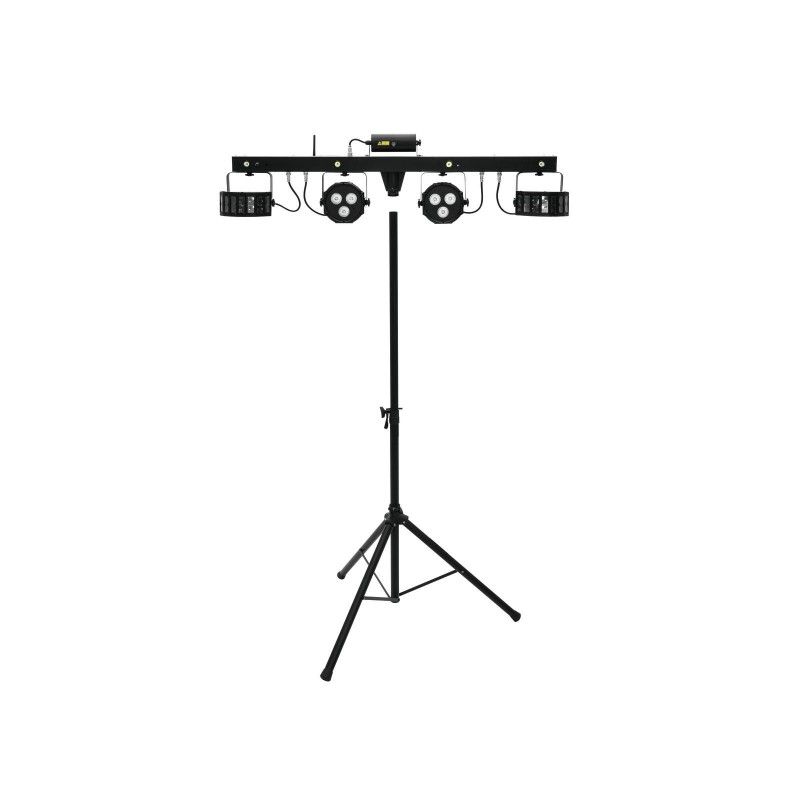 Eurolite LED Laser Bar FX + M-3 Speaker Stand Set