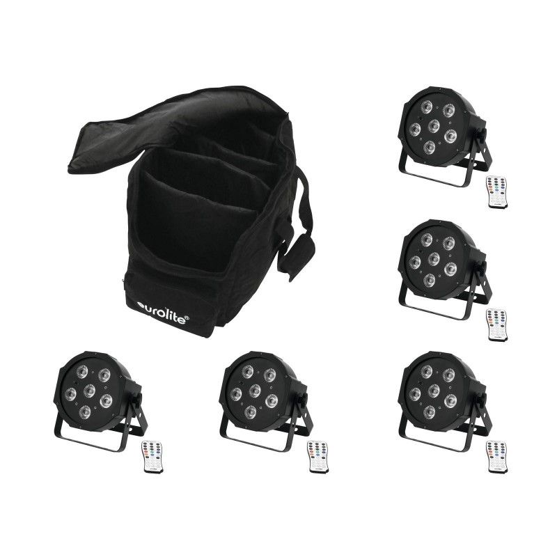 Eurolite LED SLS-603 5-Pack + Case
