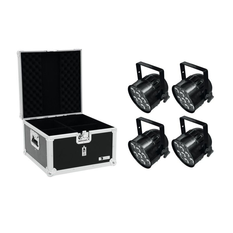 Eurolite 4x LED PAR-56 QCL Short Throw + EPS Case