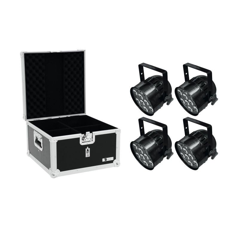 Eurolite 4x LED PAR-56 HCL Short Throw + EPS Case