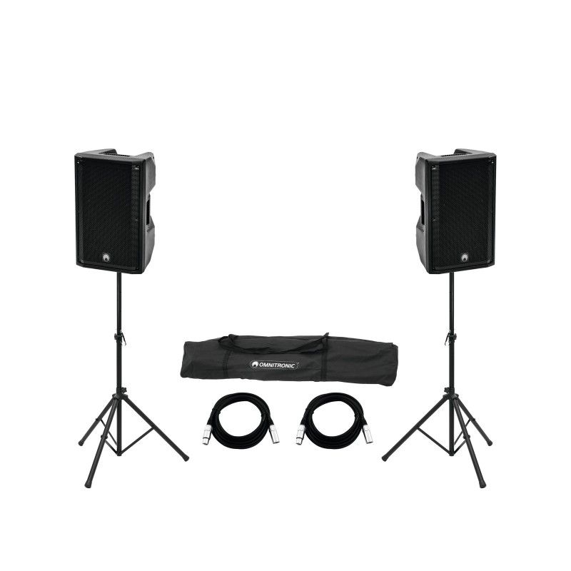 Omnitronic 2x XKB-212A Speaker System with MOVE MK2 Stands