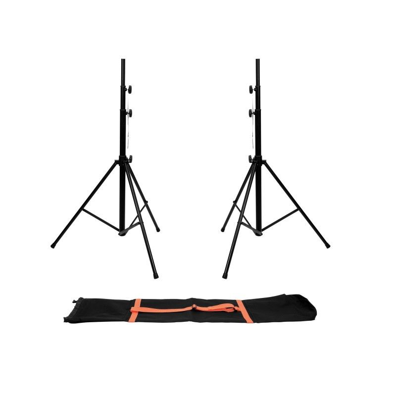 Eurolite LS-1 EU Steel Speaker Set (2x) with Carrying Bag
