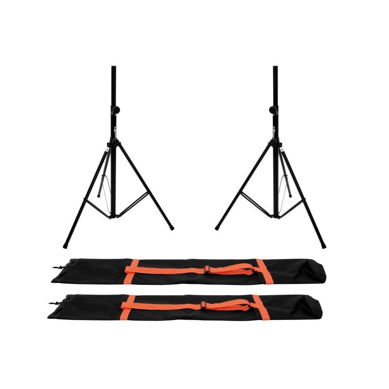 Omnitronic BS-2 EU Speaker Stand Set (2 stands, 2 bags)