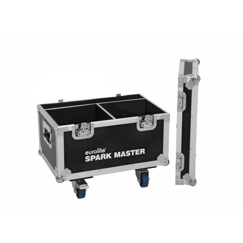 Roadinger Flightcase 2x Spark Master (Wheels)
